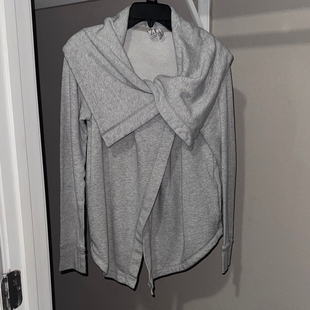 Zella Light Gray Women's Cardigan